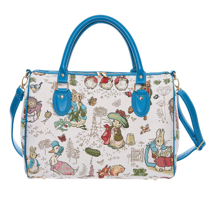 Eco-Friendly Peter Rabbit™ Weekend Travel Bag with Vegan PU Leather Handles