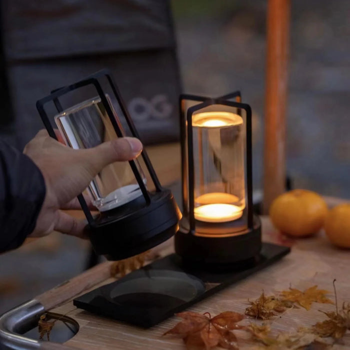 Modern Touch-Control Table Lamp – Dimmable LED Light with Warm & Cool Settings - Samanta Factory