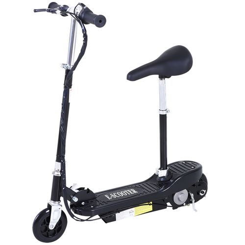 Foldable electric scooter for kids with adjustable seat and dual battery