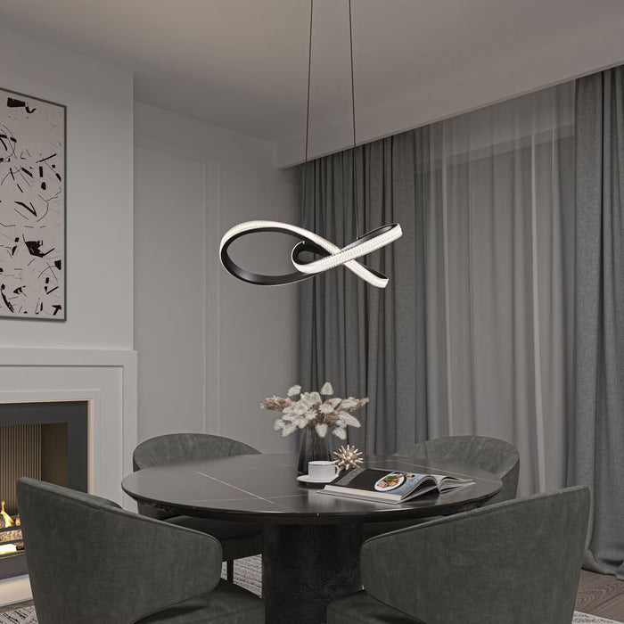 Morgan Pendant LED Light in Black