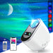 Star Projector Lamp – Aurora Lights with Moon & Stars - Samanta Factory