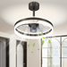 Modern LED Ceiling Fan with Remote – 6-Speed, Reversible Motor & Adjustable Light Modes - Samanta Factory
