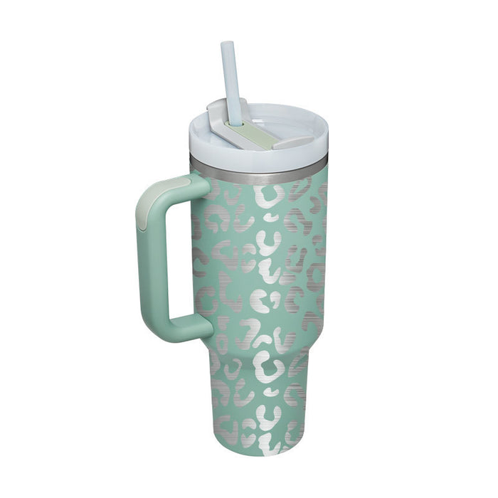 40oz Insulated Stainless Steel Tumbler – Leak-Proof Travel Mug for Hot & Cold Drinks - Samanta Factory