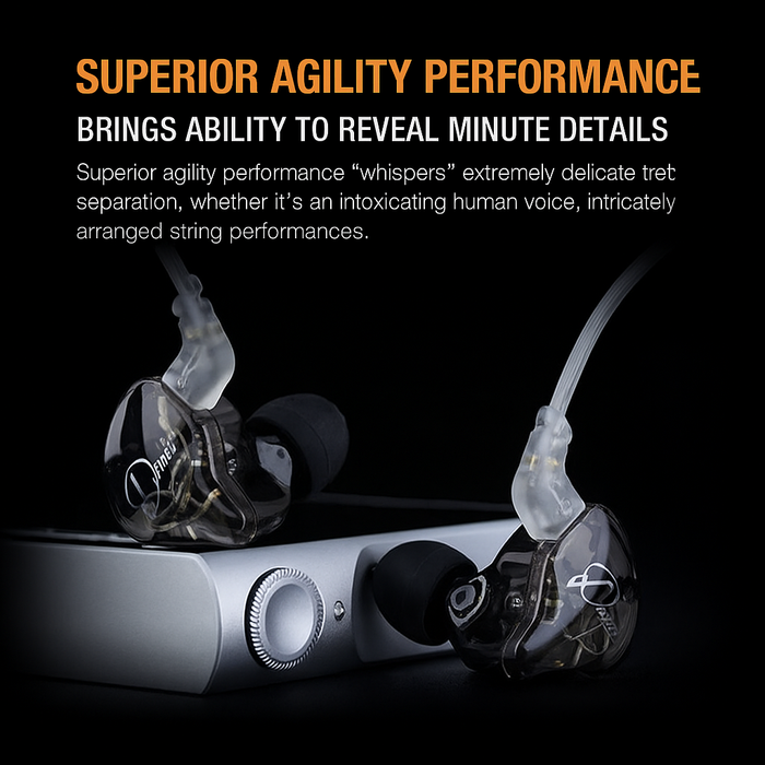 In-Ear Sports Headphones – Moving Coil Design with Active Noise Cancellation - Samanta Factory