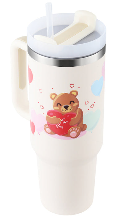 40oz Insulated Stainless Steel Tumbler – Leak-Proof Travel Mug for Hot & Cold Drinks - Samanta Factory