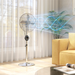 Metal Pedestal Fan – Oscillating Cooling with Adjustable Height & Timer - Samanta Factory