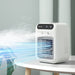Portable USB Air Cooler Fan – Atomization Cooling with Ice Water & Essential Oil Support - Samanta Factory