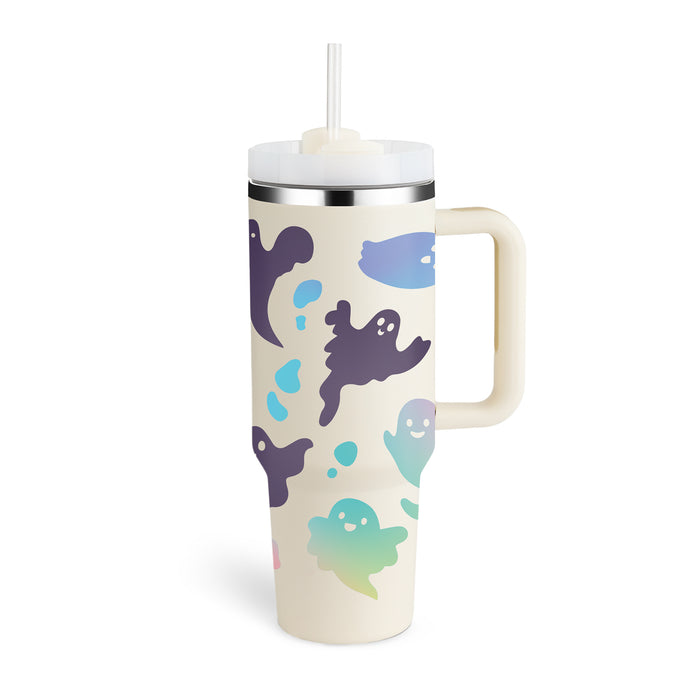 40oz Insulated Stainless Steel Tumbler – Leak-Proof Travel Mug for Hot & Cold Drinks - Samanta Factory