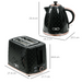 Electric Kettle & Toaster Breakfast Set – Fast Boil & 7 Browning Levels with Stylish Honeycomb Design - Samanta Factory