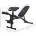 Adjustable Sit-Up & Dumbbell Bench – Multi-Functional Weight Bench for Full-Body Home Workouts - Samanta Factory