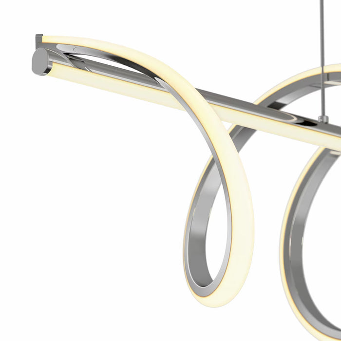Coda LED Pendant Light in Chrome