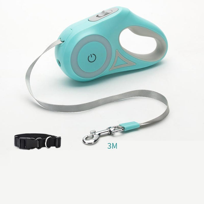 Retractable Dog Leash – One-Button Brake with Scalable Design - Samanta Factory