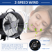 Electric Desk Fan – Compact 2-Speed Cooling with Anti-Slip Feet - Samanta Factory