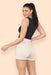 Cargo Skort – Belted Utility Design with Built-In Shorts - Samanta Factory
