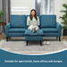 3-Seater Corduroy Sofa – Modular Chaise Lounge with Adjustable Legs & Plush Foam Comfort - Samanta Factory