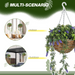 Artificial Lavender Hanging Basket – Realistic UV-Protected Faux Flowers for Indoor & Outdoor Decor - Samanta Factory