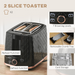 Electric Kettle & Toaster Breakfast Set – Fast Boil & 7 Browning Levels with Stylish Honeycomb Design - Samanta Factory