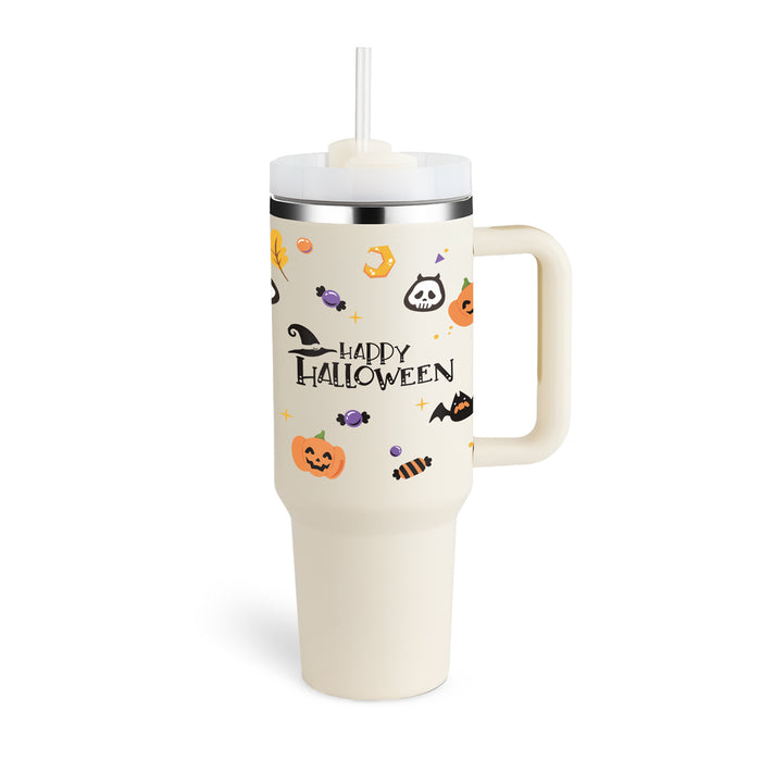 40oz Insulated Stainless Steel Tumbler – Leak-Proof Travel Mug for Hot & Cold Drinks - Samanta Factory
