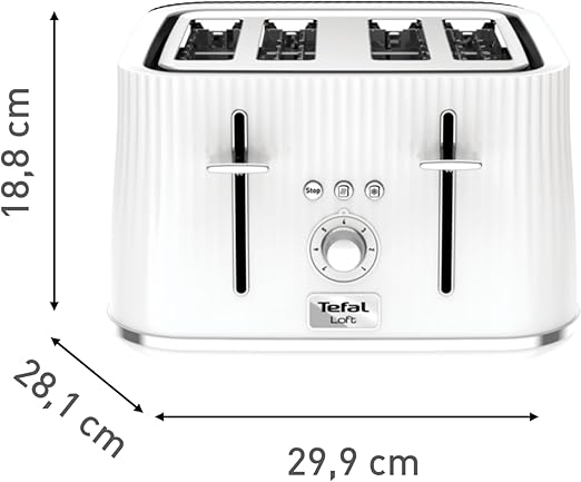 4-Slice Toaster – Extra-Wide Slots & Adjustable Browning for Perfect Toast - Samanta Factory