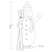 9 Ft LED Twinkle Collapsible Snowman with Skis