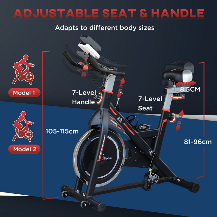 Exercise Racing Bike – 8kg Flywheel & Adjustable Resistance - Samanta Factory