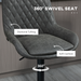 Adjustable Bar Stools Set – Swivel PU Leather with Footrest - Samanta Factory