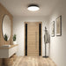  Matte Black Dome LED Ceiling Light – Dimmable Flush-Mount Fixture with 3CCT Colour Options

