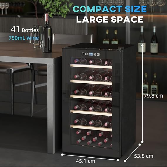Wine Cooler Fridge - Precise Temperature Control - Samanta Factory