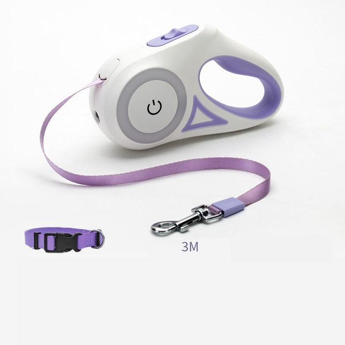 Retractable Dog Leash – One-Button Brake with Scalable Design - Samanta Factory