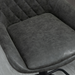 Adjustable Bar Stools Set – Swivel PU Leather with Footrest - Samanta Factory