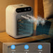 Portable USB Air Cooler Fan – Atomization Cooling with Ice Water & Essential Oil Support - Samanta Factory