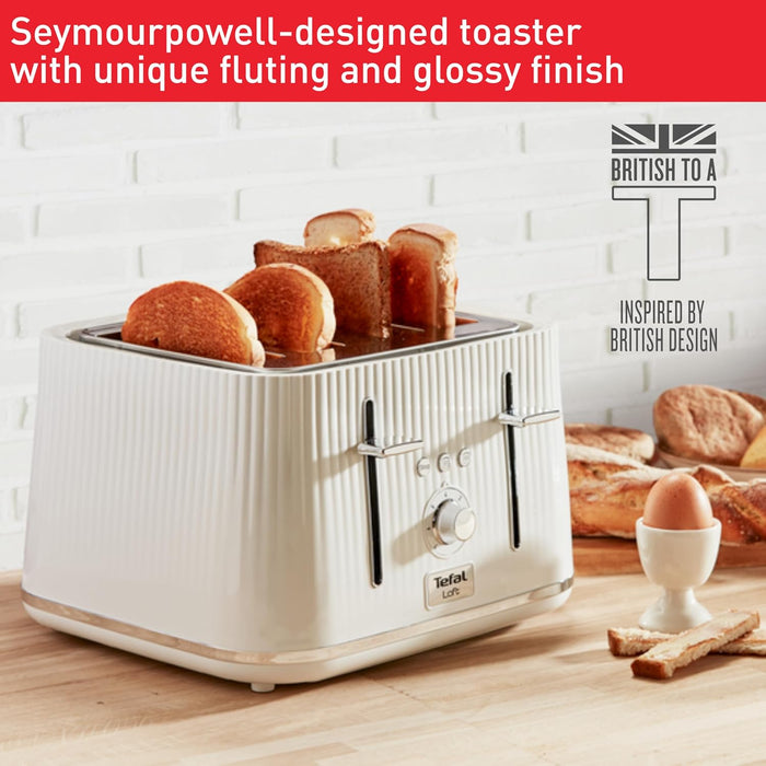 4-Slice Toaster – Extra-Wide Slots & Adjustable Browning for Perfect Toast - Samanta Factory