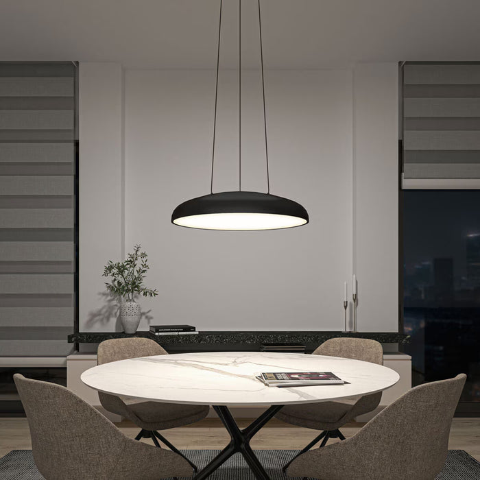 Flint Pendant LED Light in Black