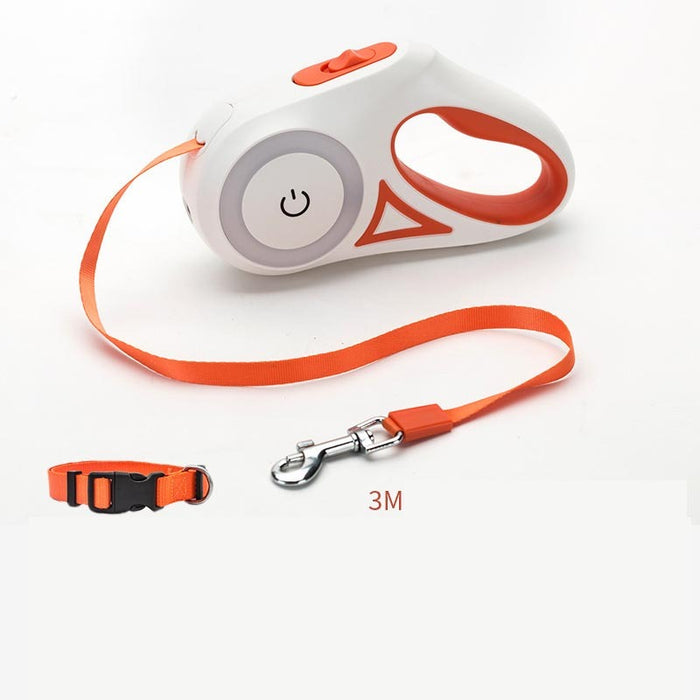 Retractable Dog Leash – One-Button Brake with Scalable Design - Samanta Factory