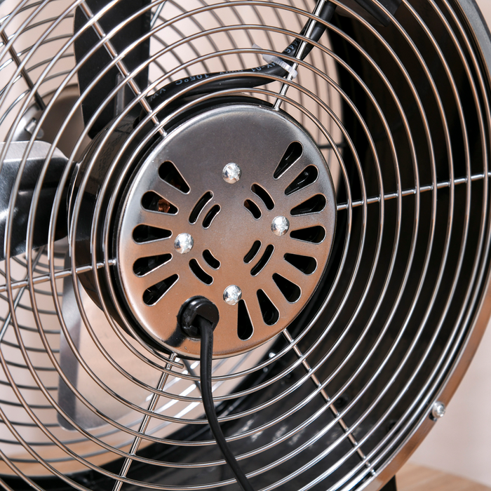 Electric Desk Fan – Compact 2-Speed Cooling with Anti-Slip Feet - Samanta Factory