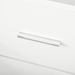 2-Drawer Bedside Table – White Nightstand with Storage for Bedroom & Living Room - Samanta Factory