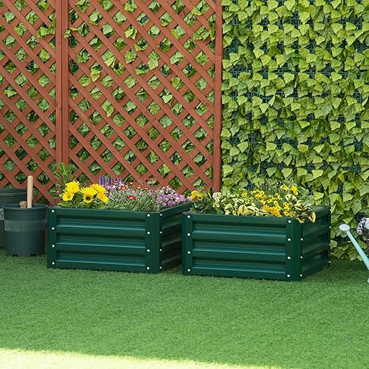 Raised Garden Beds – Durable Galvanised Steel Construction - Samanta Factory