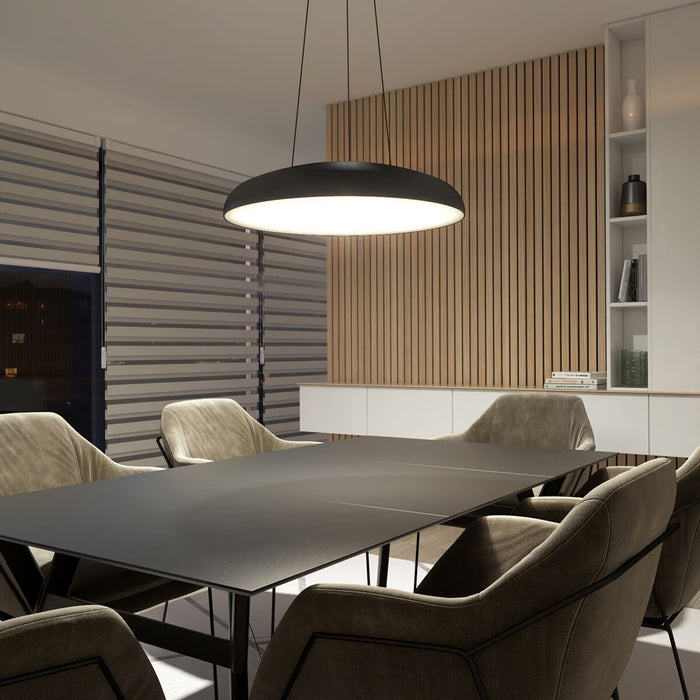 Flint Pendant LED Light in Black