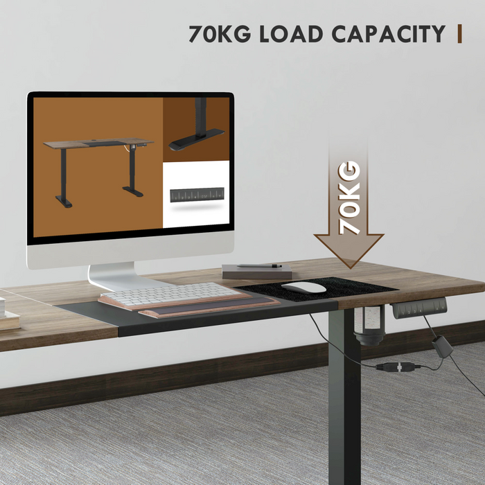 Electric Sit-Stand Desk – Height Adjustable with Memory Presets & Collision Protection - Samanta Factory