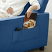 Convertible Velvet Sofa Bed – 3-Position Reclining with Pillows - Samanta Factory