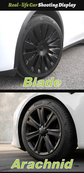 4PCS Design for TESLA Model Y 2020-2024 Vehicle Full Coverage Storm Wheel Cover Cap 19 Inches Wheel Hubcap Automobile Accessorie - Samanta Factory