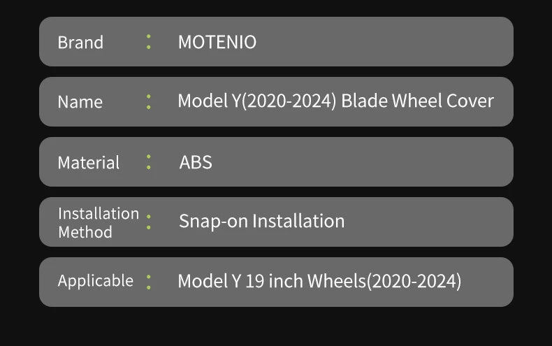 4PCS Design for TESLA Model Y 2020-2024 Vehicle Full Coverage Storm Wheel Cover Cap 19 Inches Wheel Hubcap Automobile Accessorie - Samanta Factory