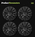 4PCS Design for TESLA Model Y 2020-2024 Vehicle Full Coverage Storm Wheel Cover Cap 19 Inches Wheel Hubcap Automobile Accessorie - Samanta Factory