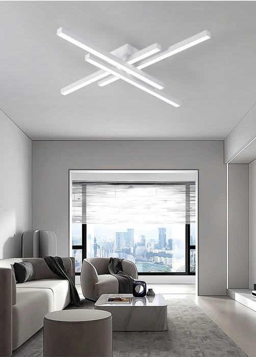 LED Ceiling Light – Modern 4-Bulb Fixture for Bedroom & Foyer