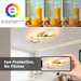 Modern Ceiling Light – 36W Gold Surface-Mounted Fixture with Warm White LED - Samanta Factory
