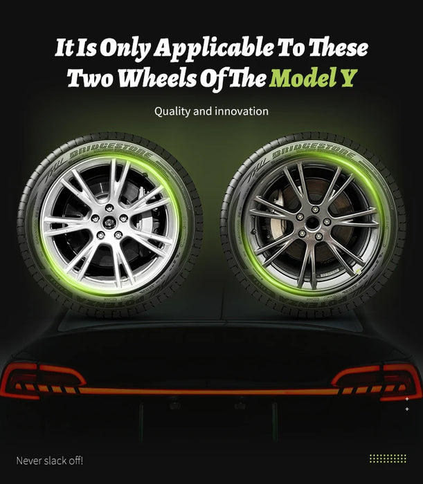 4PCS Design for TESLA Model Y 2020-2024 Vehicle Full Coverage Storm Wheel Cover Cap 19 Inches Wheel Hubcap Automobile Accessorie - Samanta Factory