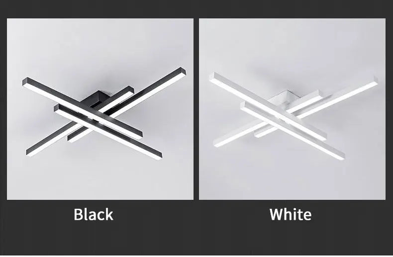 LED Ceiling Light – Modern 4-Bulb Fixture for Bedroom & Foyer