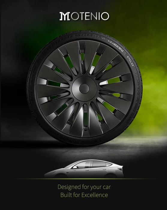 4PCS Design for TESLA Model Y 2020-2024 Vehicle Full Coverage Storm Wheel Cover Cap 19 Inches Wheel Hubcap Automobile Accessorie - Samanta Factory