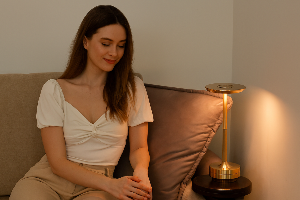 Desk Lamp – Wireless LED with Dimming & Touch Control - Samanta Factory