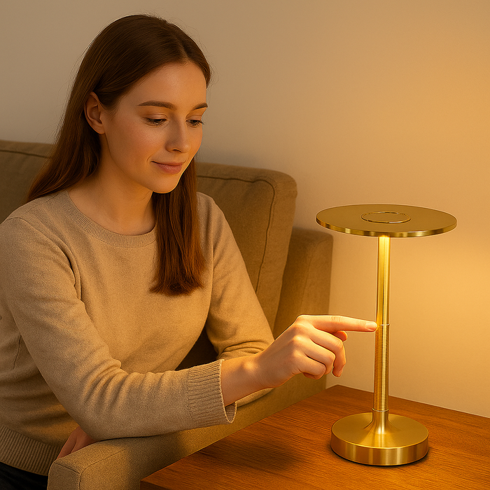 Desk Lamp – Wireless LED with Dimming & Touch Control - Samanta Factory